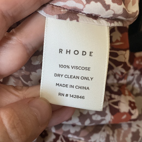 $325 NWT Rhode Tammy Top in Sienna Bloom Sz Medium M - Picture 13 of 13